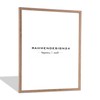 Rahmendesign24 Nero Picture Frame, 20 x 30 cm, Sonoma Oak