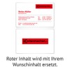 100 x Business Cards Individual Business Cards 300 g/m² 85