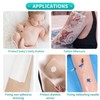 Dimora Transparent Film Dressing 50 Packs, Waterproof Adhesive Clear Bandages