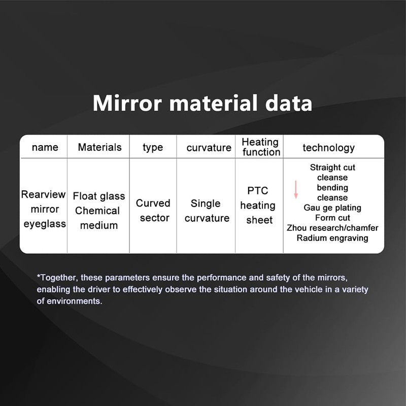 Passenger Side Mirror Replacement Glass for Hyundai Sonata 2011-2014,Automotive Exterior