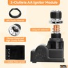 3-Outlets Igniter with Wires for Charbroil Gas2Coal 3 Burner Hybrid