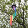Decorative garden chime with 12 aluminium tubes, gold/silver/coloured, for hanging