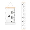 VUCDXOP Baby Height Chart Portable Rollable Canvas and Wood Height