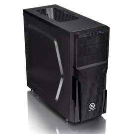 Thermaltake Versa H21 SPCC ATX Mid Tower Computer Chassis CA-1B2-00M1NN-00,Black