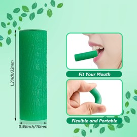 10 Pcs Aligner Chewies Dental Teeth Chewies Resuable Tray Seaters for Orthodontic Trays Chewy Dental Plaque Removal Tool (Green)