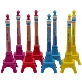 Maydahui 24 PCS Paris Eiffel Tower Ballpoint Pen Cute Cartoon Pens Black Gel Ink Desktop Decoration for Girls Students School