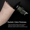 2PCS Double-Sided Tattoo Practice Skin with Pre-Printed Light Gray Stencil