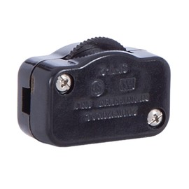 B&P Lamp® Brown Hi-Low Inline Brightness Control Switch for 18/2 SPT-1 Lamp Cord Not a Full Range dimmer.