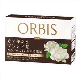 ORBIS Catechin & Blend Tea, Scented Jasmine Tea x Oolong Tea, 10 to 20 Day Supply (0.1 oz (3.1 g) x 20 Bags), Diet Tea, 4.7 kcal for 1 Serving