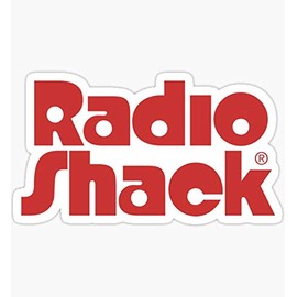 Radio Shack 90s Logo - Pack of 3 Stickers - Auto, Wall, Laptop, Cell, Truck Sticker for Windows, Cars, Trucks