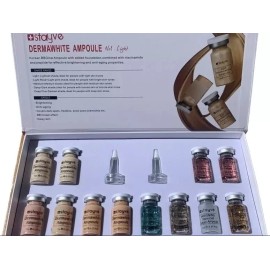 Stayve Base de maquillaje líquida Stayve bbglow viales pigmentacion y serum mixto 6 pigmentos 6 serum BBGLOW tono crema - 8mL