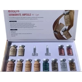 Stayve Base de maquillaje líquida Stayve bbglow viales pigmentacion y serum mixto 6 pigmentos 6 serum BBGLOW tono crema - 8mL