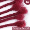 IXIMII #Bug Dreadlock Extensions Human Hair 0.4cm 8 inch 20