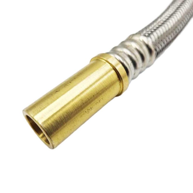 Flexible Pipe Hose Extension 15mm Compression x 15mm Shank x