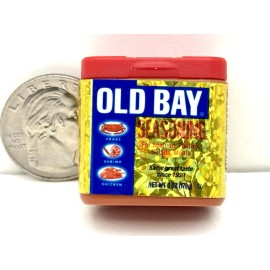 Old Bay seasoning Zuru Food Mini Brands Can of RARE METALLIC Old Bay Seasoning.