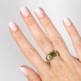 MOYOU LONDON Gel Press On Nails - Elegant Extra Short Round Shape, Long-lasting & Comfortable Soft Fake Nails with Glue, Reusable Natural Stick On Nails for Women, 32 Pcs in 16 Sizes