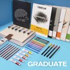 Canson Graduate Black Drawing Pad, Foldover, 9x12 inch, 20 Sheets