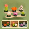Luxury Cactus Suculenta Planta Juego De Construcción Bloques Armar