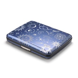 Aluminium Card Holder with Metal Lock, RFID Protection Against Fraud and demagnetization, Compact Wallet, Smart Case Oslo Model