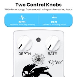 Chorus Guitar Pedal,Mini Electric Guitar Effects Pedal With True Bypass Footswitch,Single Type DC 9V Classic Analog Chorus Pedal Board,Clear Sound Effects Modulation Pedal,Chorus Effect