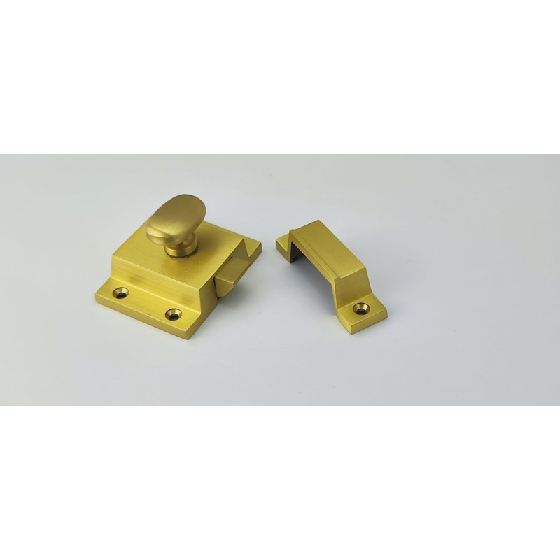 Infinity Decor Satin Brass Mushroom Knobs, Cup Shell Pulls and