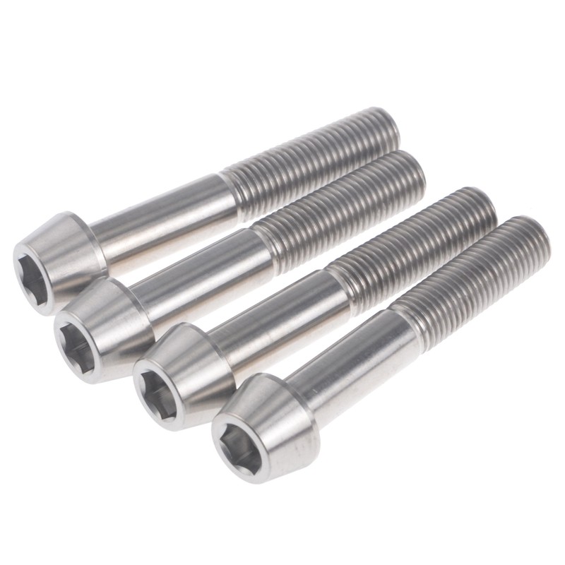 4x Conical Titanium Brake Caliper Screw for Ducati Monster 696