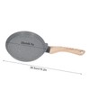Frying Pan Wood Handle Aluminum Alloy Cooking Skillet Fast Heating