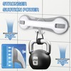 2 Pack Grab Bars for Bathtubs and Showers with 3