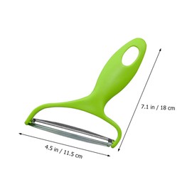 MAGICLULU Abs Stainless Steel Easy Peel Slicer for Fruit Veg Vegetable Peeler Cabbage Grater