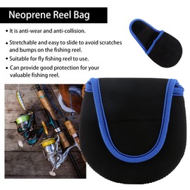 WNSC Fly Reel Bag, Protection Fly Reel Protective Cover Anti Scratch for Fishing