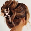 Reaky Starfish Hair Claw Clips Pearl Claw Clip 2 Pcs