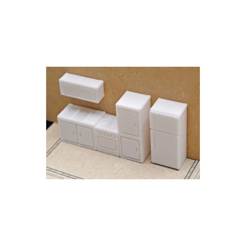 - Muebles Para Maquetas Set Casa Habitación Escala 150 -