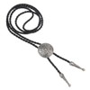 AZORA Bolo Tie for Handmade Round Flower Shape Mens Bolo