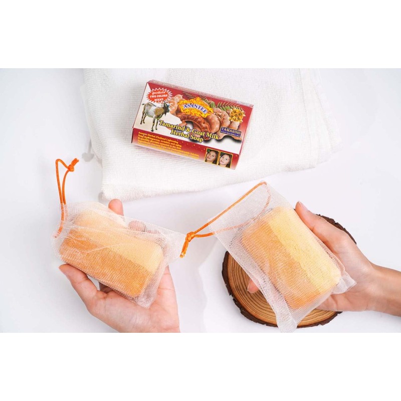 ASANTEE TAMARIND & GOAT MILK HERBAL SOAP 125 G. (Pack