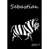 personalisierter Kalender 2017 "Sebastian": DIN A5 - eine Woche pro Doppelseite