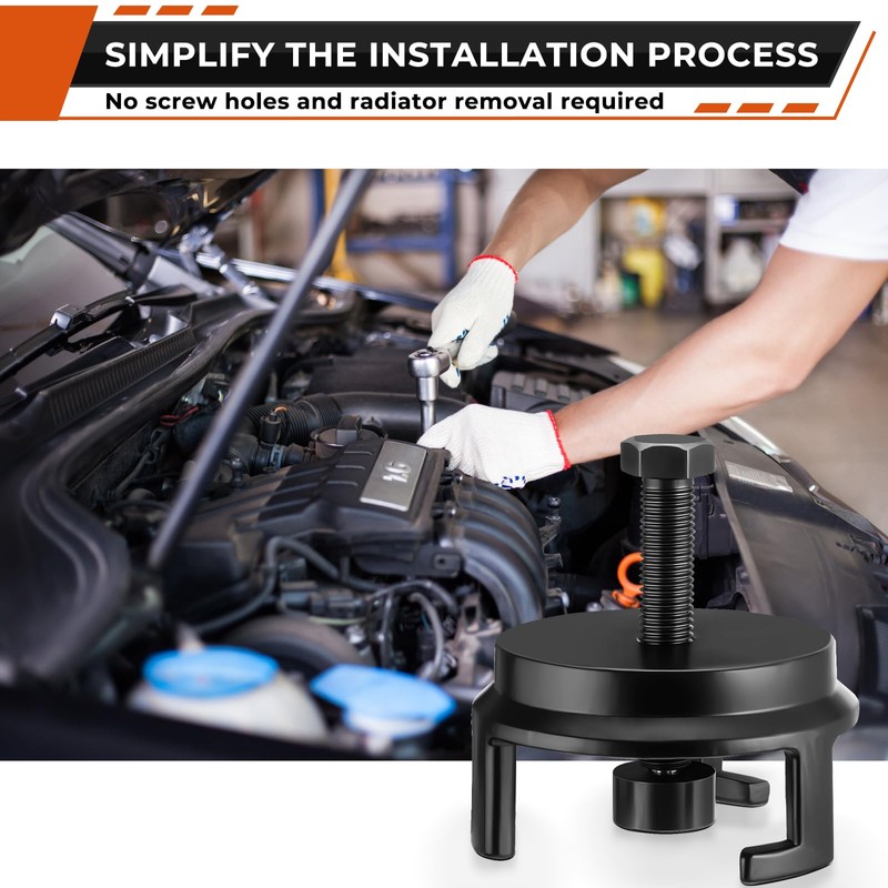 For LS Harmonic Balancer Puller 25264 Crank Pulley Puller Fit