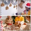 Chunful 24 Sets Gingerbread Nativity Scene Craft Kit Christmas Paper