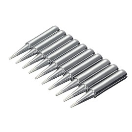 Saipor 10pcs Lead Free 900M Replacement Soldering Iron Tips Solder Iron Welding Tip for Hakko, TENMA, ATTEN, Quick, Aoyue, Yihua Soldering Station, Welding Equipment & Accessories（900M-T-B）