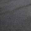 Quarter Report Washable Fabric Placemat Bound Charcoal Reversible Jacquard Herringbone