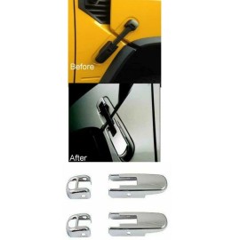 World Class Suppliers HUMMER H2 CHROME HOOD LATCH COVERS 4 PCS (2003-2009)