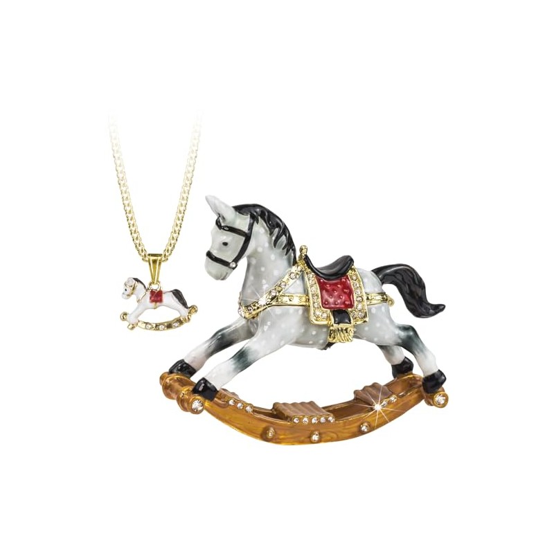 Secrets from Hidden Treasures 1111 Rocking Horse Trinket Box