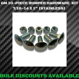 GM Replacement 1959-1980 Buick Electra 225 Front Rear Chrome BUMPER BOLTS 7/16" Carriage GM OEM