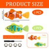 Robo Fish, 2 Pack Swimming Robot Fish Toy for Cats