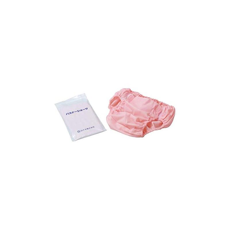 Salva White Cross Basner Shorts (T-shaped Shorts) Pink Non-woven Fabric