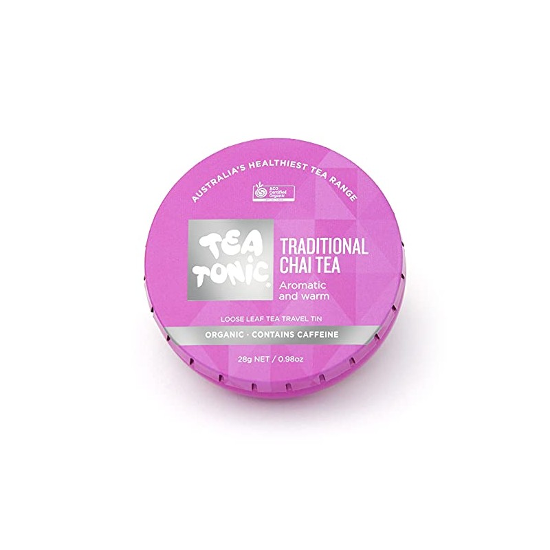 Traditional Chai Tea Loose Leaf Travel Tin