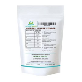 Herbal Magic's’s Pure & Natural Jujube Powder - Indian Ber/Date For Smoothies,Juice - Free From Fillers & preservatives