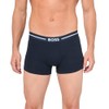 BOSS Men's 3-Pack Multi Design Bold Logo Trunks, Bold Logo
