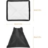 Universal Black Foldable Soft Flash Light Diffuser Softbox Cover Photography