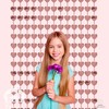 Rose Gold Heart Foil Curtain 2 Pcs - Metallic Fringe