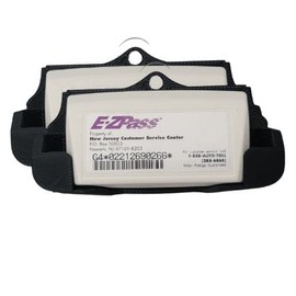 Free Thought Designs EZ Pass Holder | Fastrak Holder - 2 Pack - 3 Point Mount - Toll Transponder Holder for New and Older Sizes